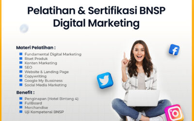 Pelatihan Kompetensi dan Sertifikasi Digital Marketing